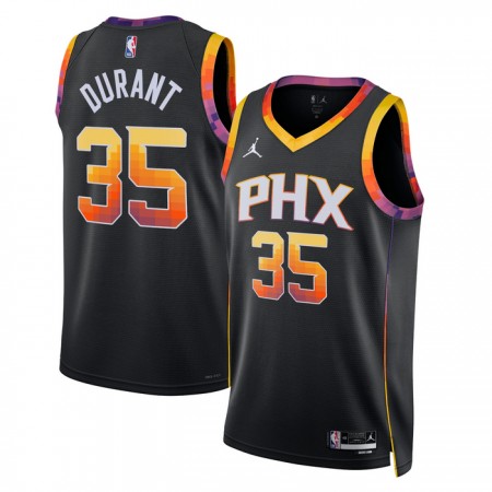 Canotte Uomo Phoenix Suns Kevin Durant 35 Jordan 2022-23 Statement Edition Nero Swingman